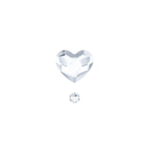 Heart Crystal Swarovski With One Gem