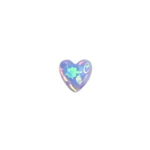 Lilac Opal Heart